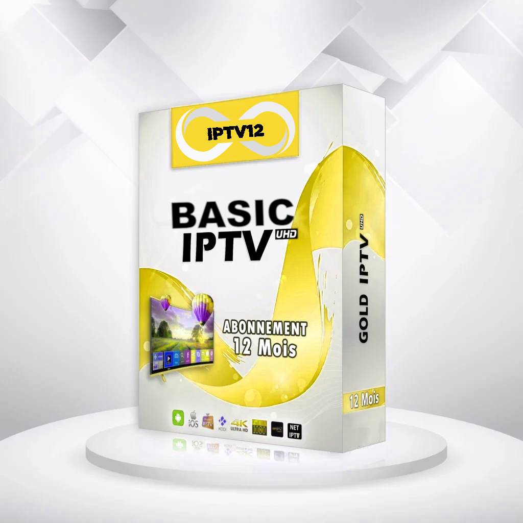 Abonnement Iptv 12 Mois - serveur rapide et stable avec qualité FHD